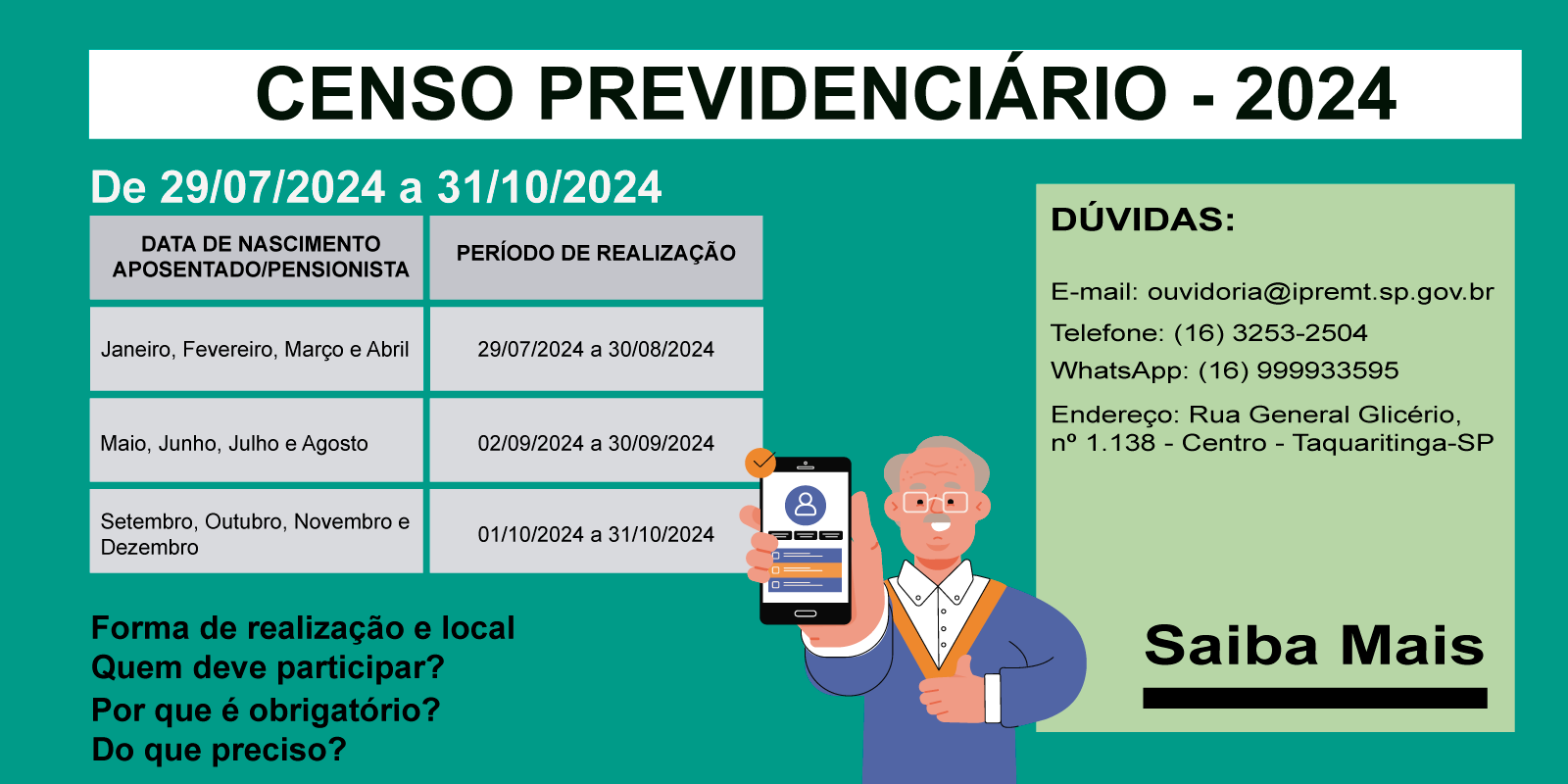 Censo Previdenciário - 2024